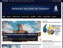 Tablet Screenshot of obispadodetemuco.cl